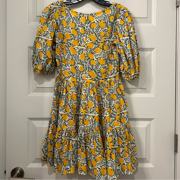 Mille Aneli Dress in Citrus Print Xxs - Picture 4 of 5